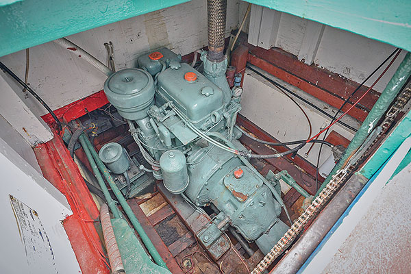 3-71 Detroit Diesel engine.
