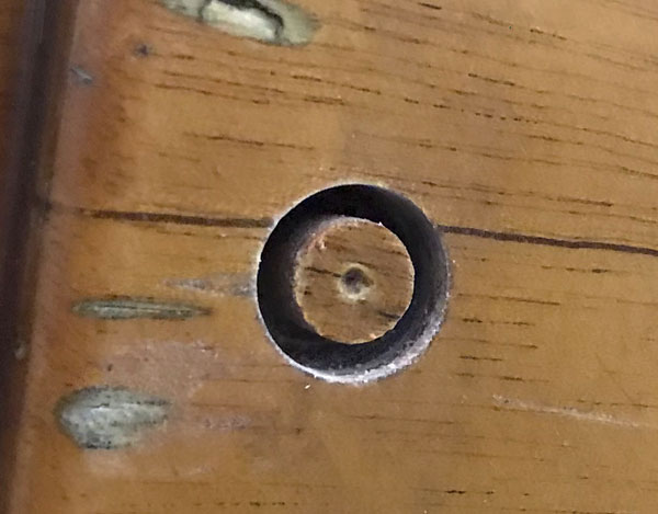 Bung removal.