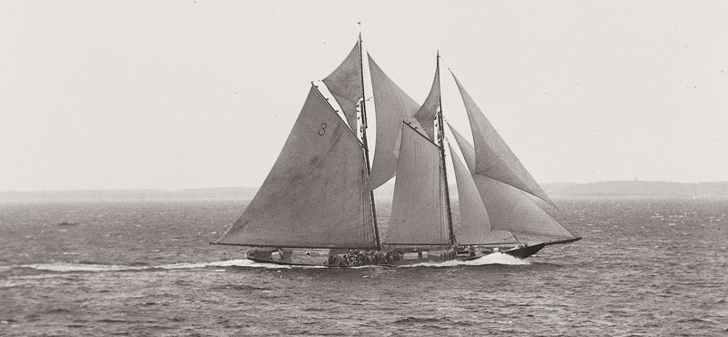 The schooner COLUMBIA.