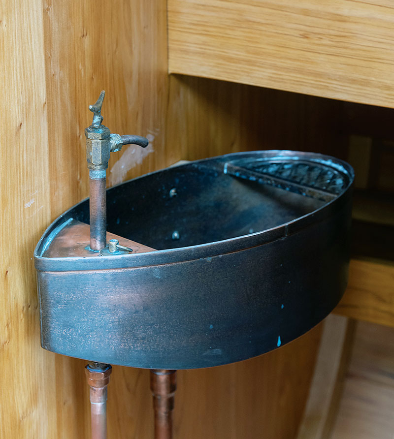 The Copper Sink.