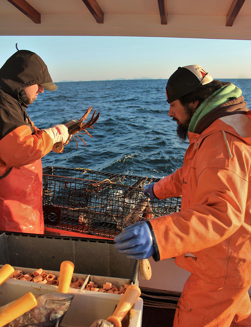 Sullivan and fellow crewman Keali’i Mano.