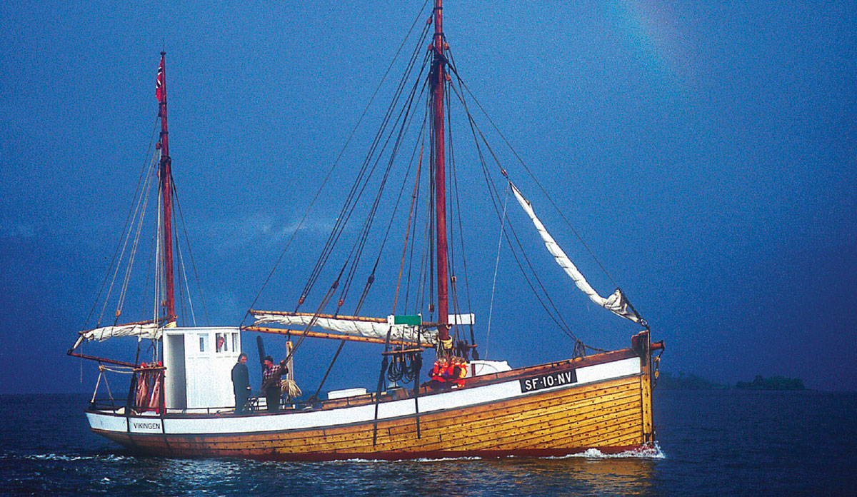 The Center-owned Hardanger cutter VIKINGEN