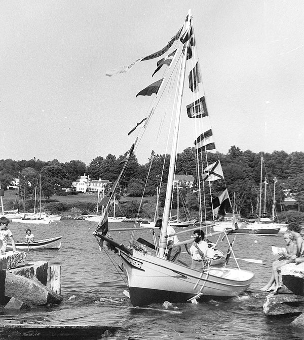 The gaff sloop, ROBERT H. BAKER.