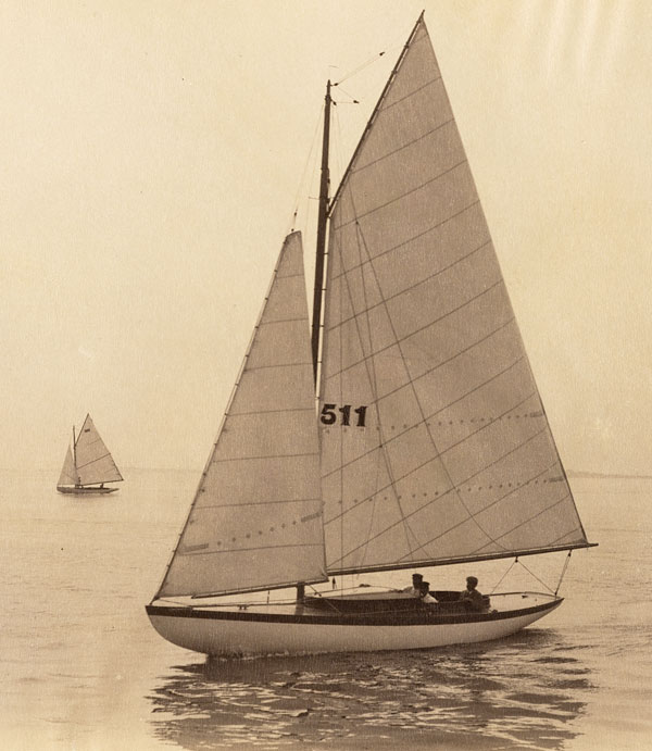The Herreshoff-designed and -built COCK ROBIN.