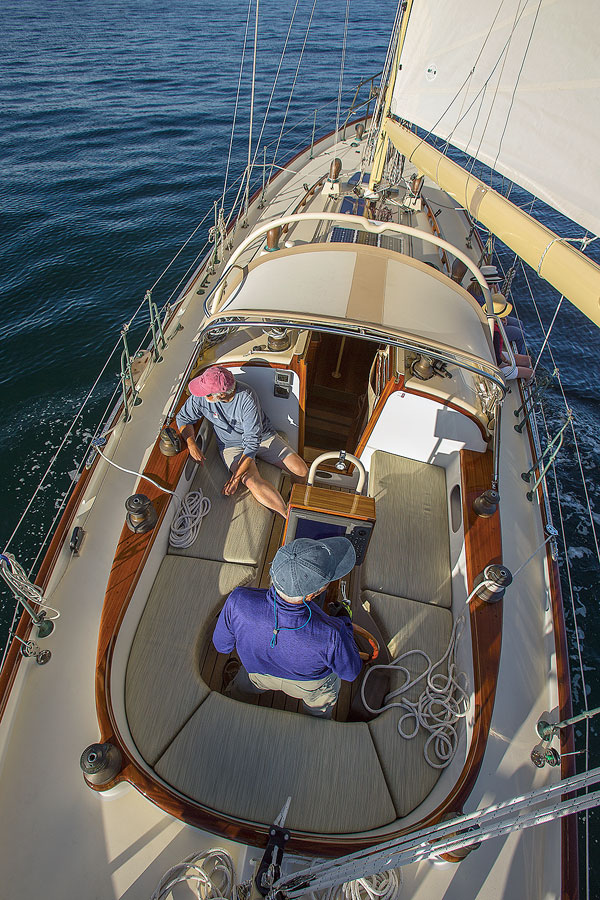 View of the cockpit