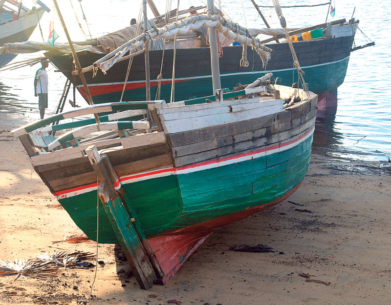 The dhows of Madagascar.