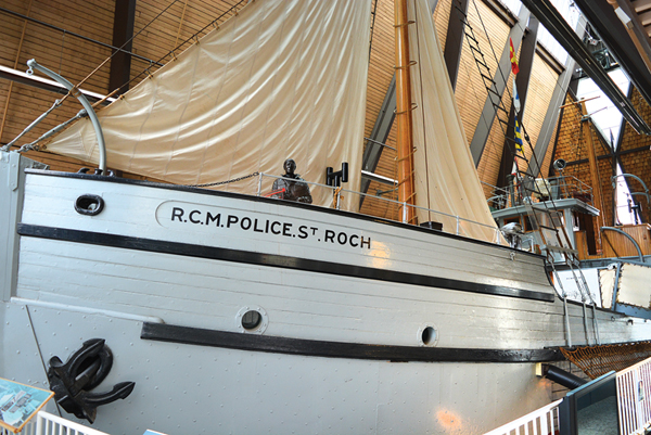 The Royal Canadian Mounted Police schooner ST. ROCH