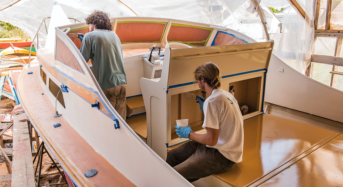 Boat painting.