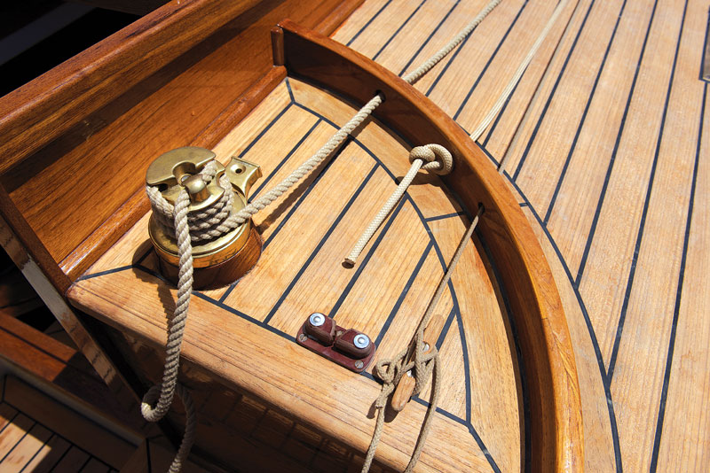 The deck.