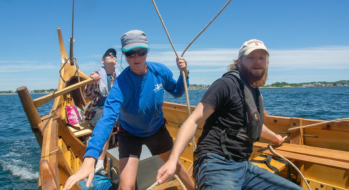 Boyd at the helm