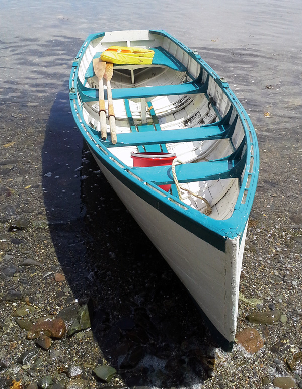 Saturday Cove Skiff, as she appears today
