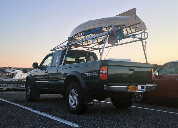 The boat weighs only 40 lbs.