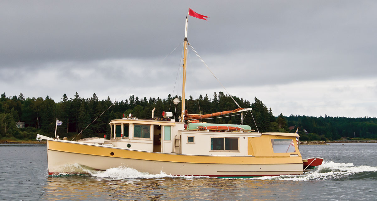 Penbo trawler-yacht ACADIA.