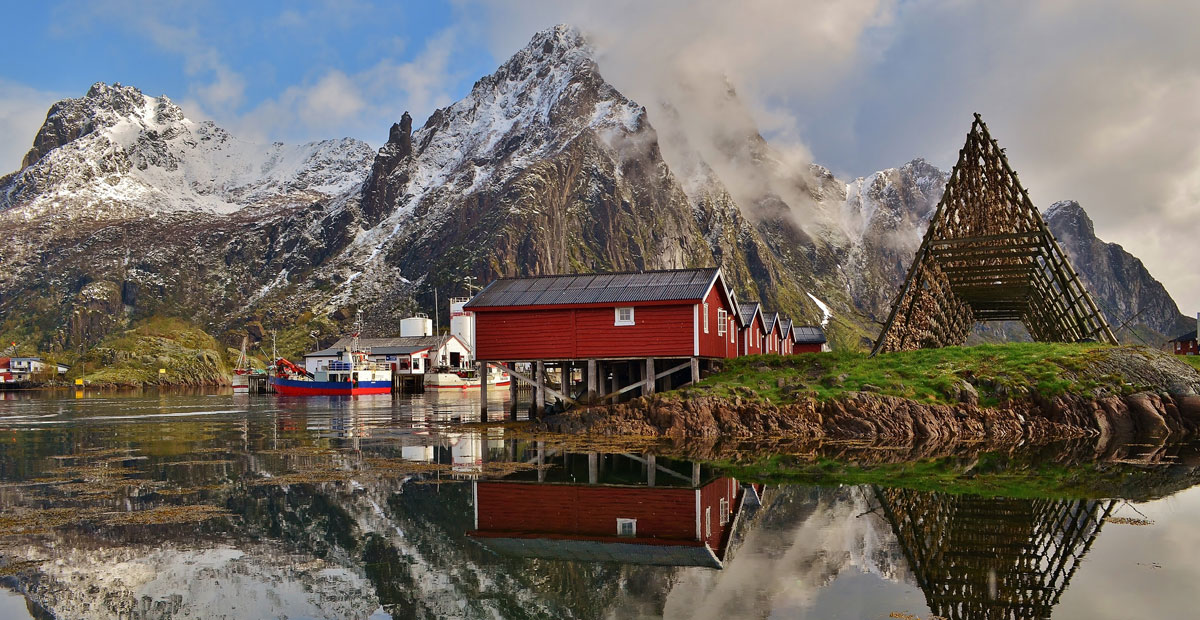 Converted fishermen’s cabins for rent