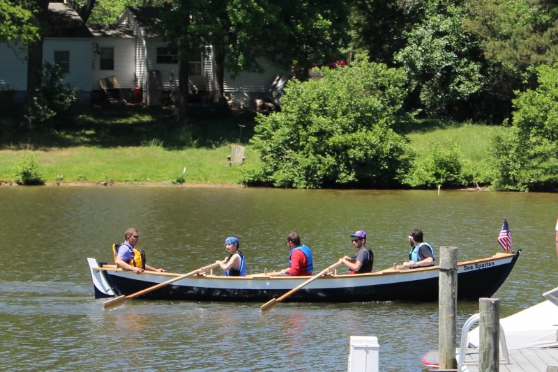 Sea Spartan rowed on Lake Norman