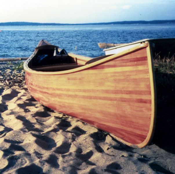 this chestnut prospector canoe is a design by ted moores of bear 
