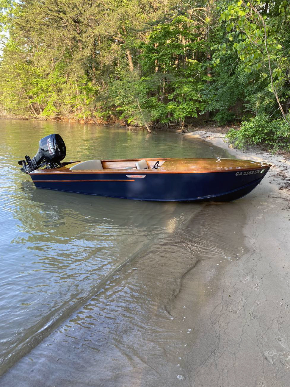 Beached at Lake Lanier cove