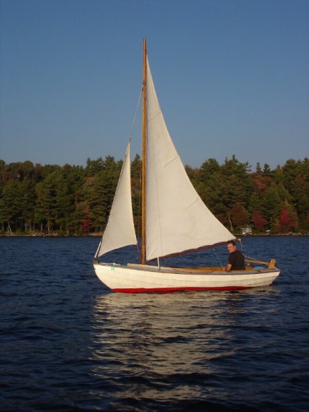 sailing skiff dory