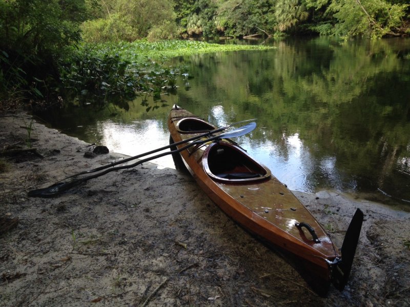 sea kayak, impex currituck, fiberglass kayak, 17' long