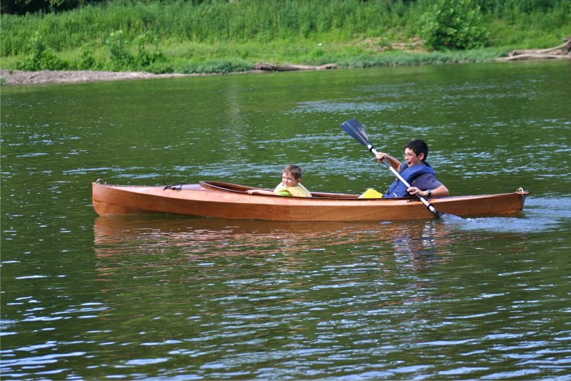 Dominic McFadden built a Chesapeake Light Craft kayak