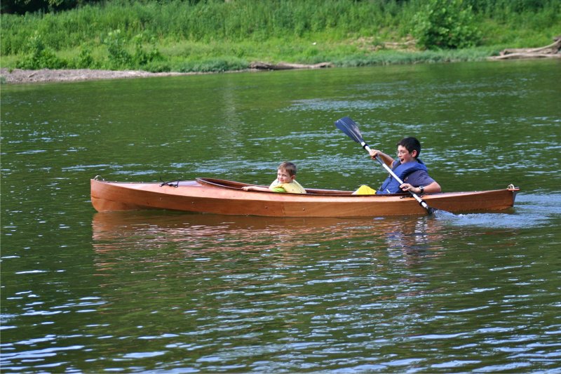 chesapeake 16: a high-volume wooden sea kayak that you can