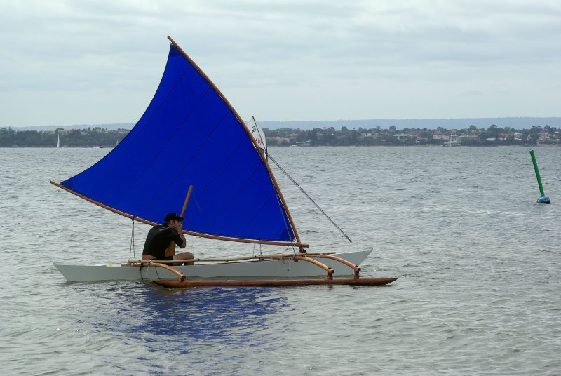 Melanesia Outrigger Sailing Canoe WoodenBoat Magazine