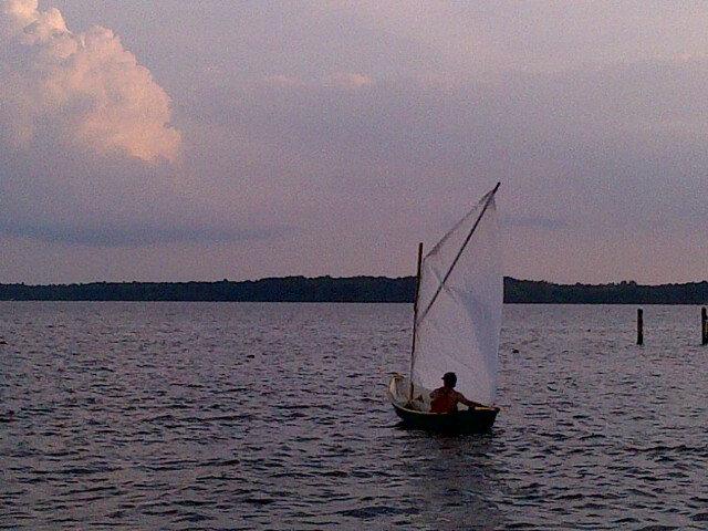 WREN sailing into the sunset