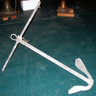 Straight stock anchor photo.