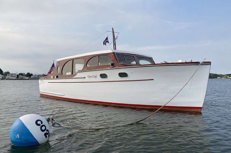 Chris-Craft enclosed cruiser