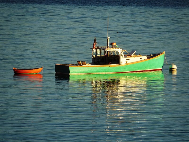 Maine lobster boat FLYING EAGLE