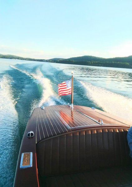 1954 Chris Craft deluxe mahogany runabout   
