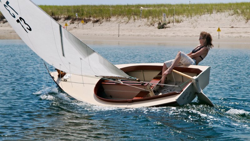 2008 14' Cotuit Skiff #74 - $16,000 WoodenBoat Magazine