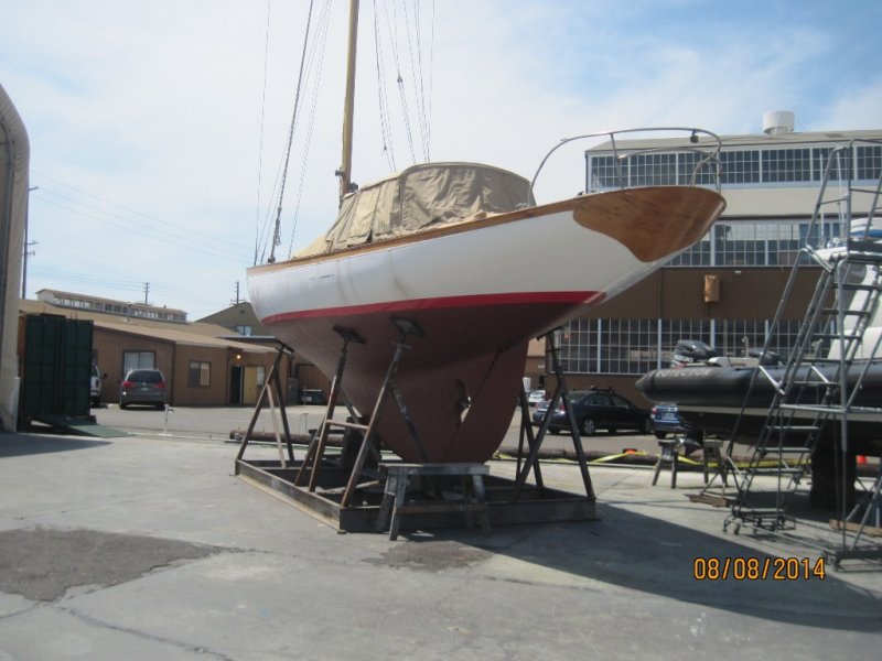 Sea Wings at Dry Dock 47' Ted Carpentier Ketch Sea Wings at Dry Dock