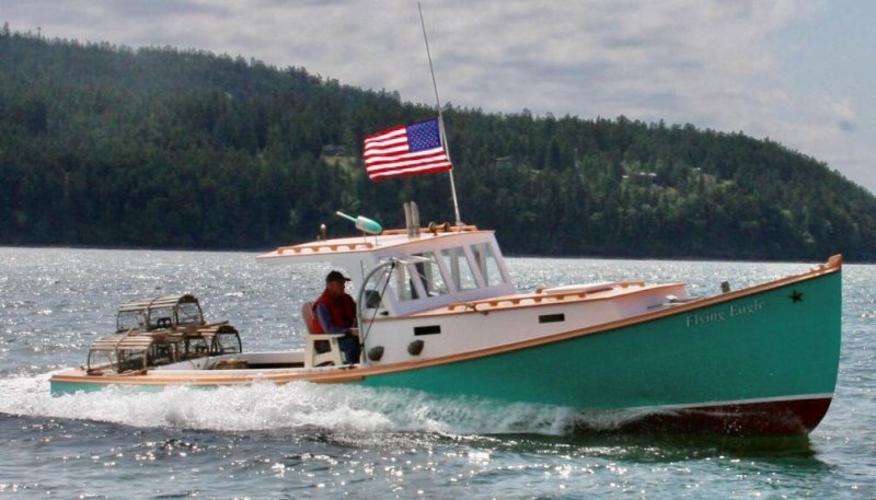 Maine Lobster Boat FLYING EAGLE