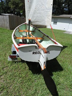 2006  Ian Oughtred sailing dingy with cover
