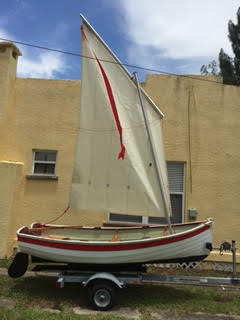 2006 Ian Oughtred sailing dingy with cover
