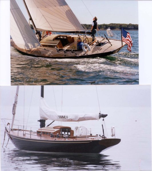 ZEBRA W-46 Class Sloop Built By Rockport Marine Zebra