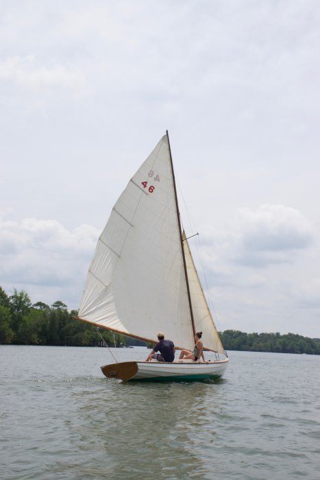 INDIAN SUMMER, Mass. Bay Indian class sloop. INDIAN SUMMER, Mass. Bay Indian class sloop, built by Willis J. Reid.