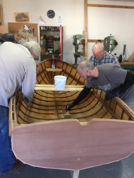 Traditional Clench Nail Lapstrake Boatbuilding Course 