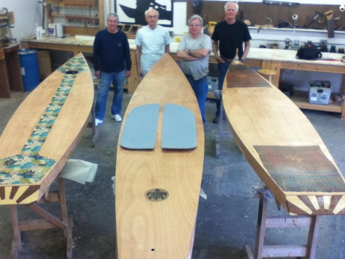 build-your-own kaholo stand up paddleboard class at great