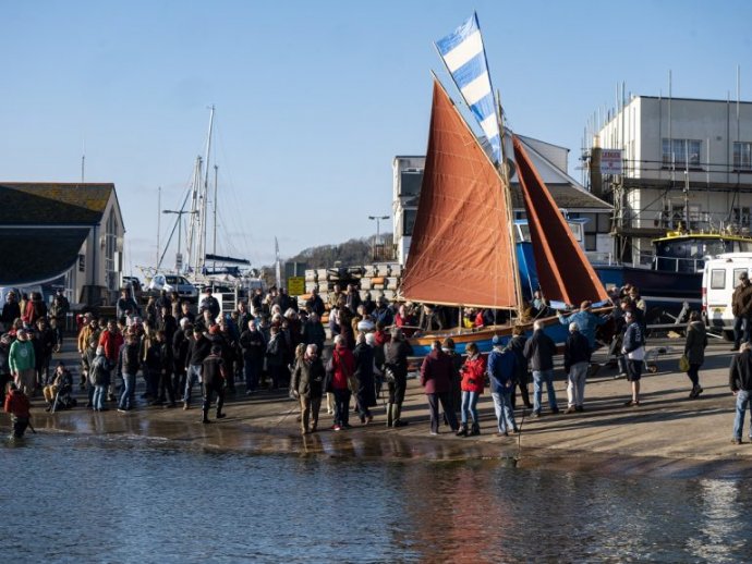Boat Building Academy Class of August 2019 Launch Day 
