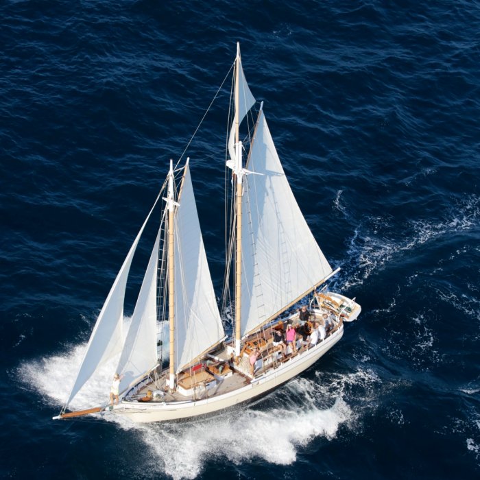 SILVER HEELS (42' Peterson/Brewer keel schooner).