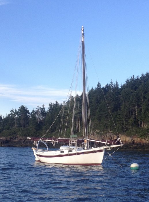 CHIMERA, Lubec boat built by Penobscot Boat Works, 1976. CHIMERA, Lubec boat built by Penobscot Boat Works, 1976.
