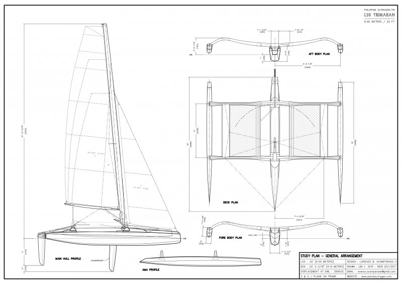 trimaran dinghy plans