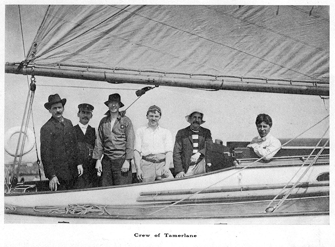TAMERLANE's winning crew