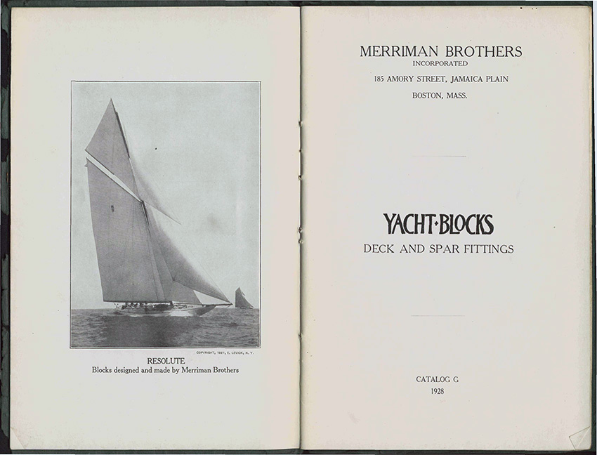 Pages from the Merriman Brothers catalog.