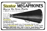 Stentor Megaphone, 1910