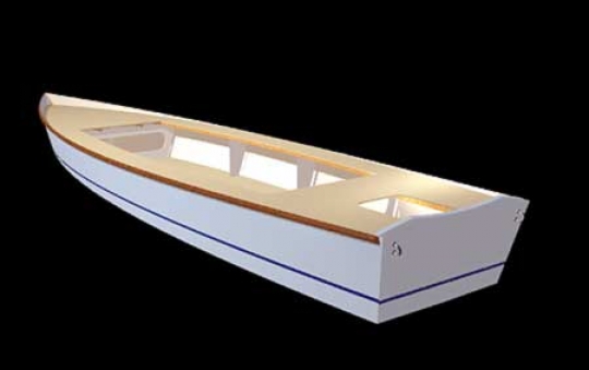 flats skiff 18 woodenboat magazine