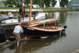 15' cold molded catboat--marsh cat woodenboat magazine