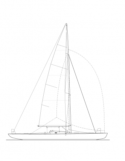 K-42 Sail Plan K-42 Sail Plan